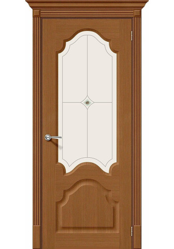 Межкомнатная дверь Афина, со стеклом, цвет Орех Межкомнатная дверь Афина, со стеклом, цвет Орех