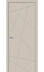 Межкомнатная дверь Граффити-5, цвет Creamy