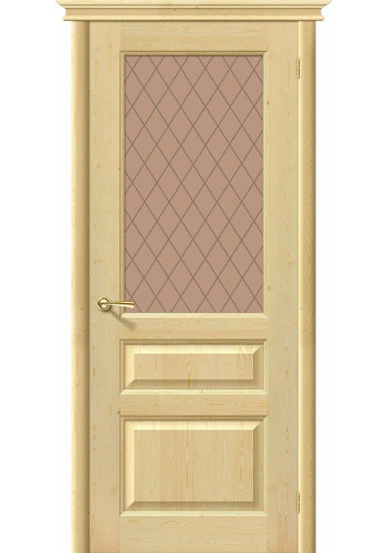 Межкомнатная дверь М5, со стеклом, цвет Без отделки Межкомнатная дверь М5, со стеклом, цвет Без отделки