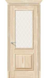 Межкомнатная дверь Классико-13, со стеклом, цвет Без отделки Межкомнатная дверь Классико-13, со стеклом, цвет Без отделки