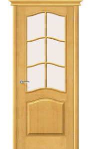 Межкомнатная дверь М7, со стеклом, цвет Медовый Межкомнатная дверь М7, со стеклом, цвет Медовый