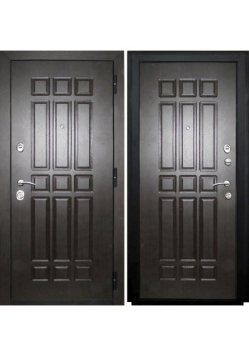 Дверь мет. SD Prof-5 Венге, со стеклом Дверь мет. SD Prof-5 Венге, со стеклом